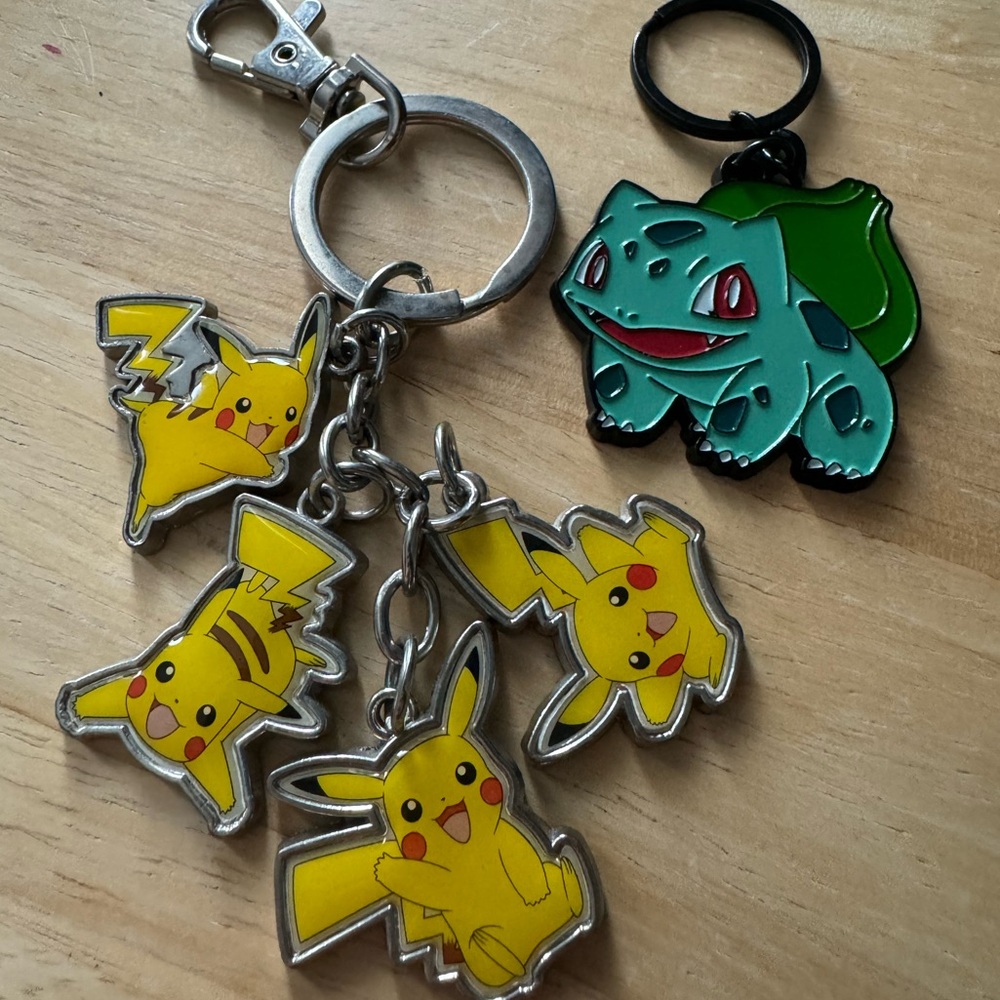 Pokémon keychains